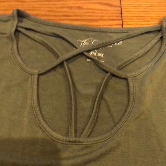 Army green tee shirt - Picture 2 of 3